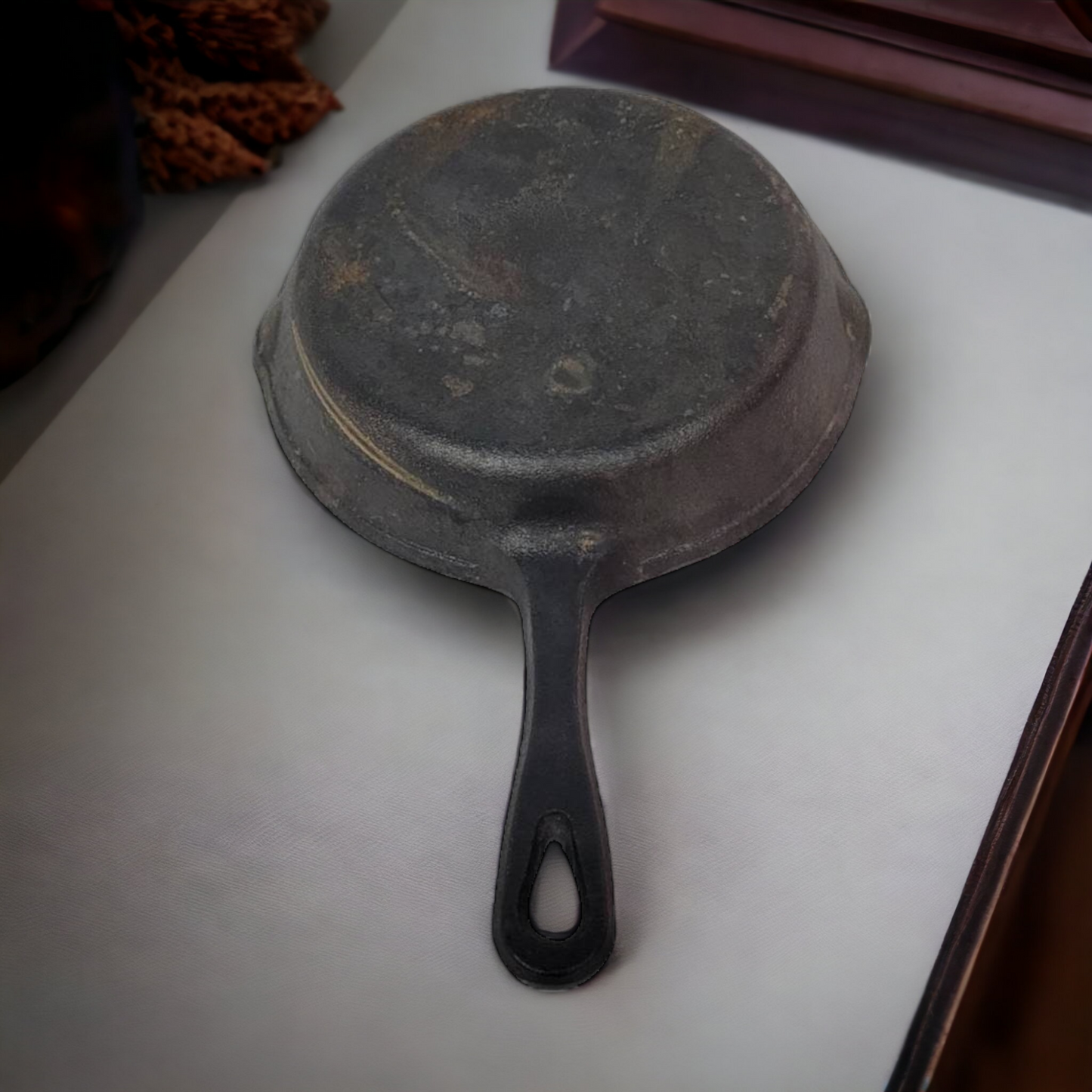 Small Cast Iron Egg Omlette Pan