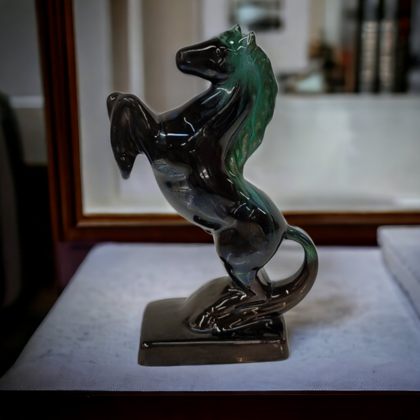 Blue Mountain Pottery Horse Statue
