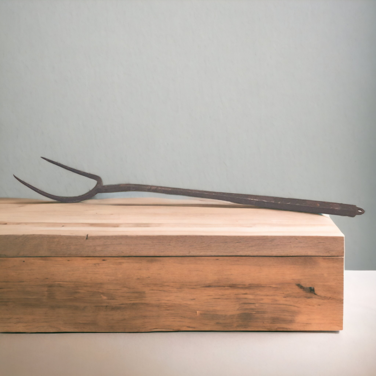 Primitive Blacksmith Made Meat Fork Roasting Fork