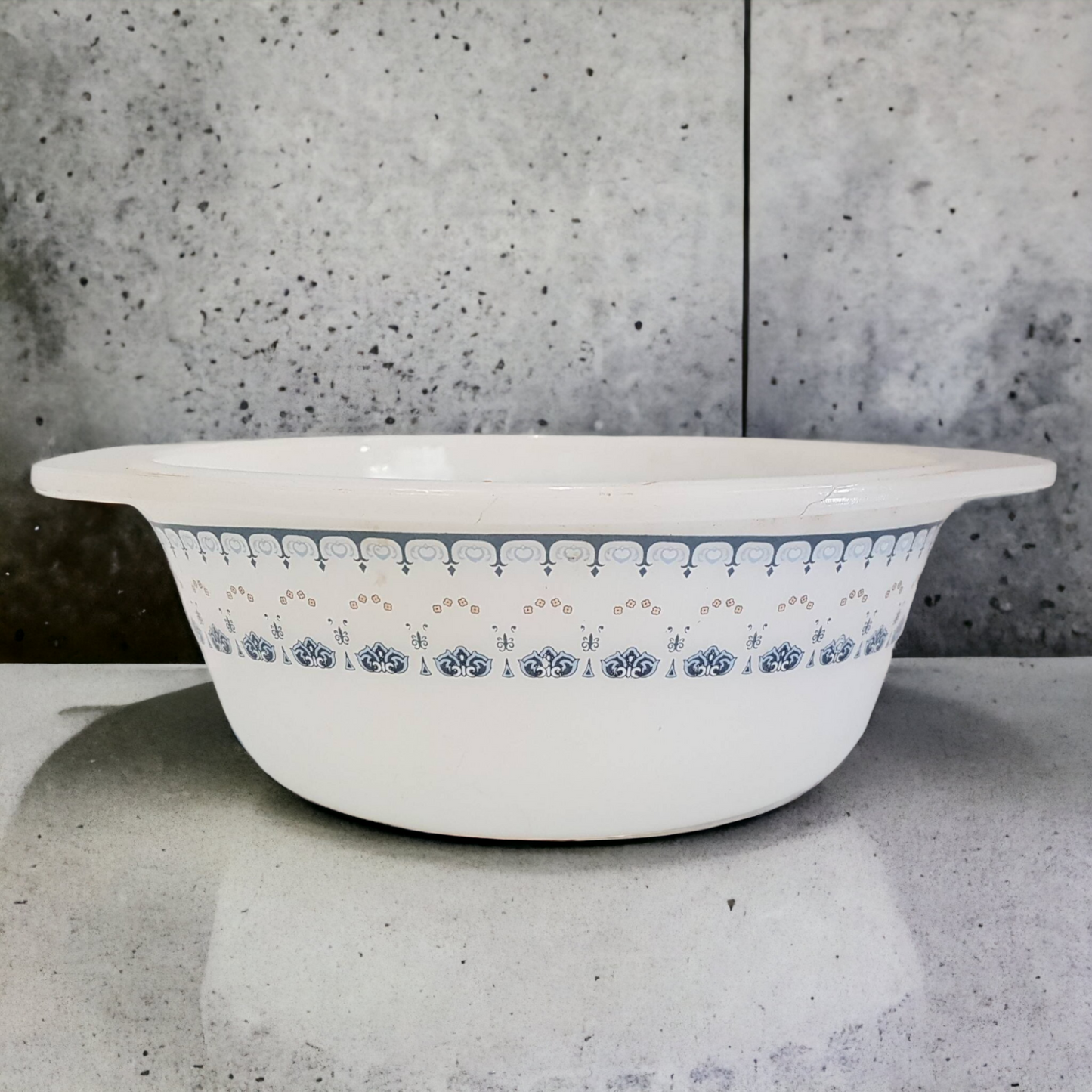 Milk Glass Pyrex Vintage Kitchen Mixing Bowl