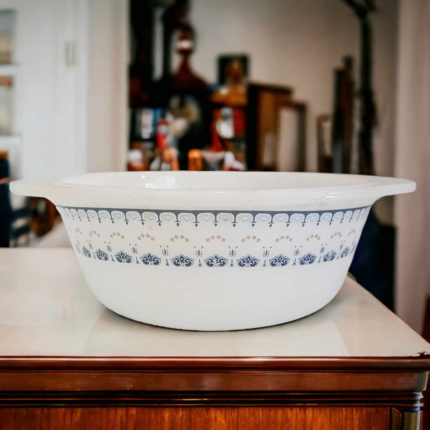 Milk Glass Pyrex Vintage Kitchen Mixing Bowl