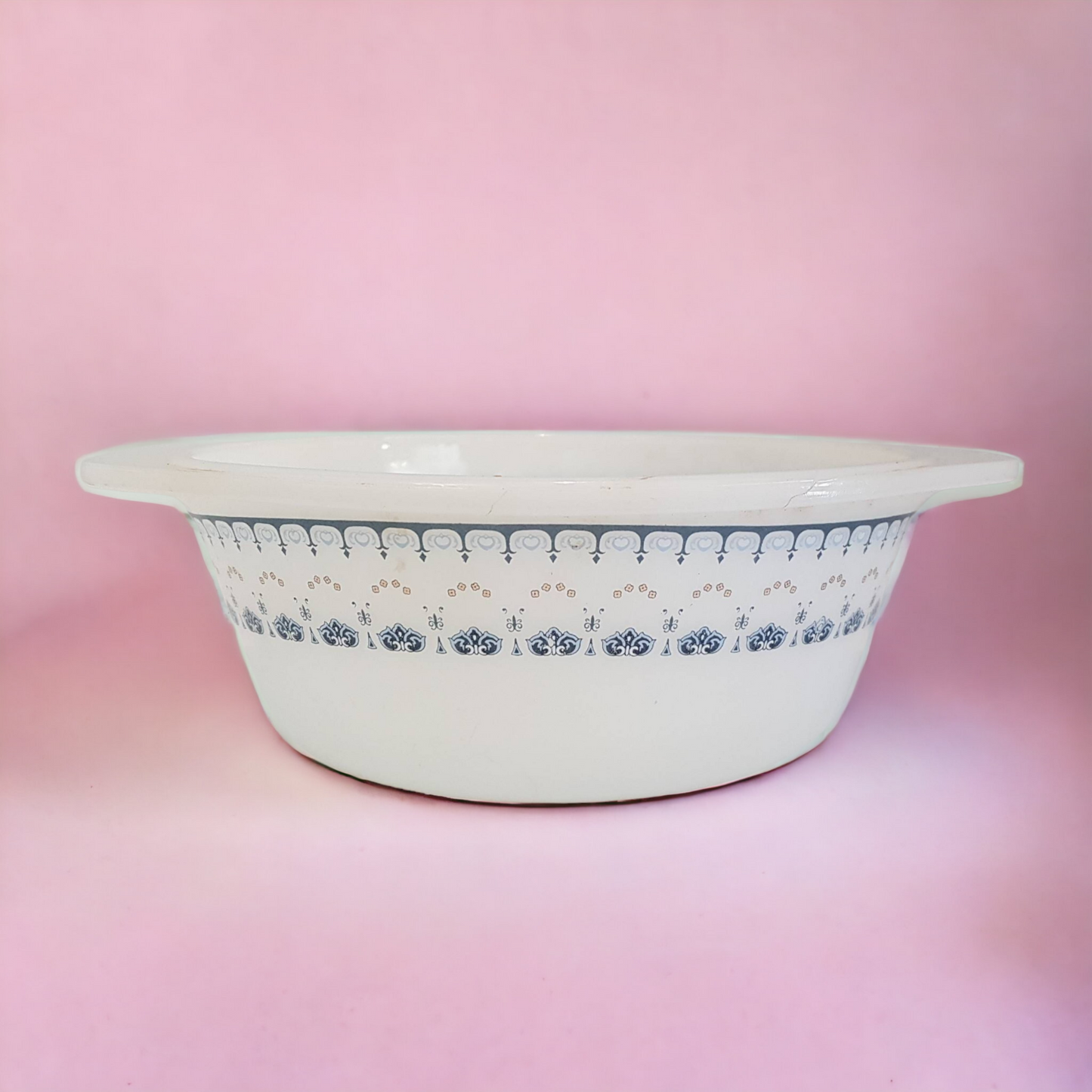 Milk Glass Pyrex Vintage Kitchen Mixing Bowl