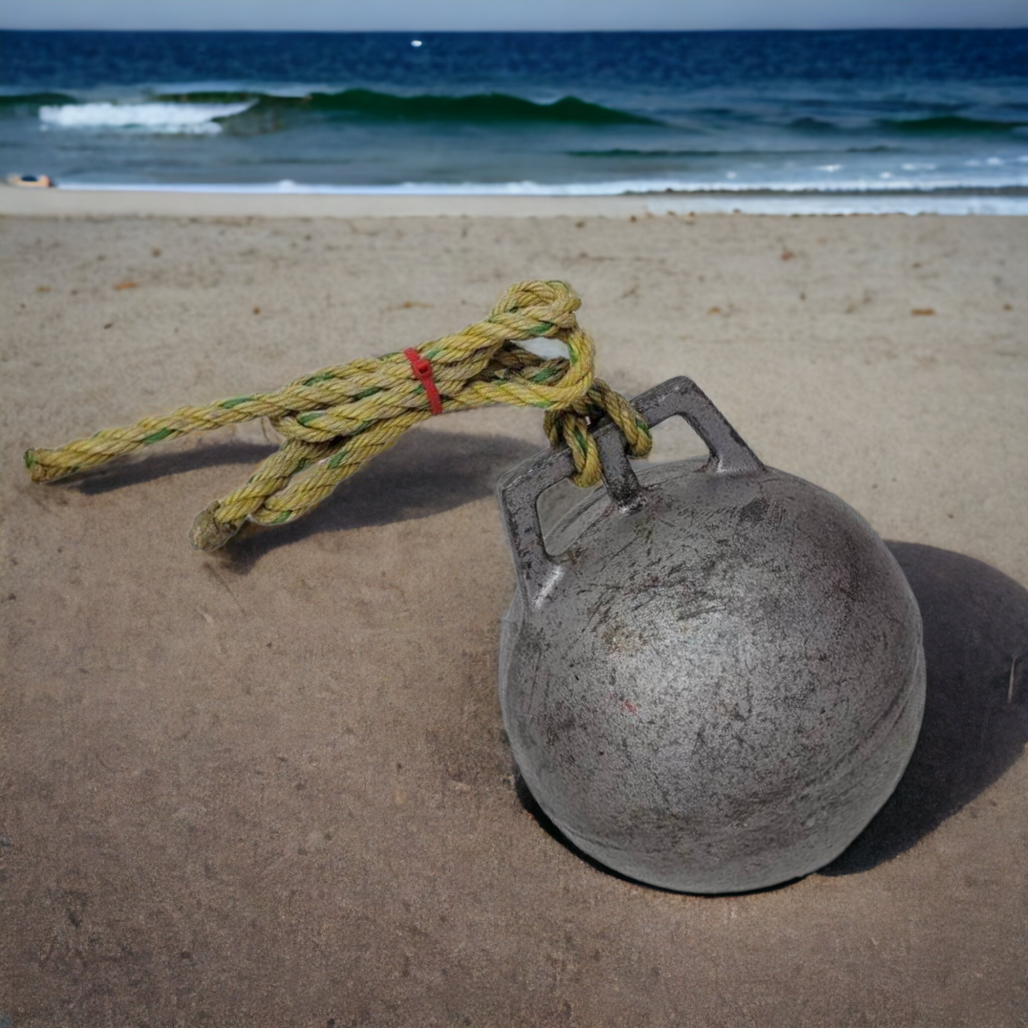 Antique Nautical Fishing Buoy / Float Newfoundland / Maine Lobster fis