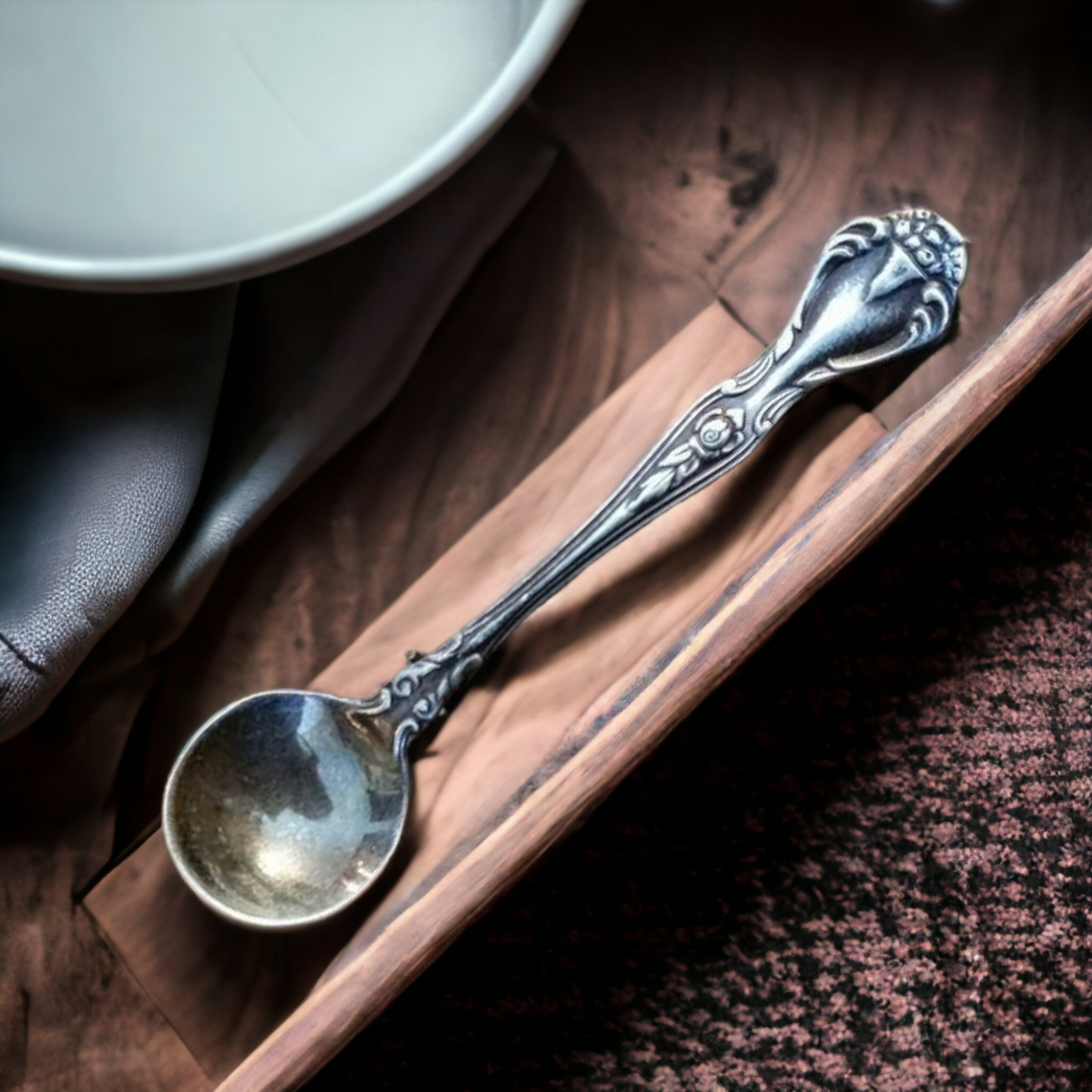Sterling Silver Spoon Brooch Tiny Spoon