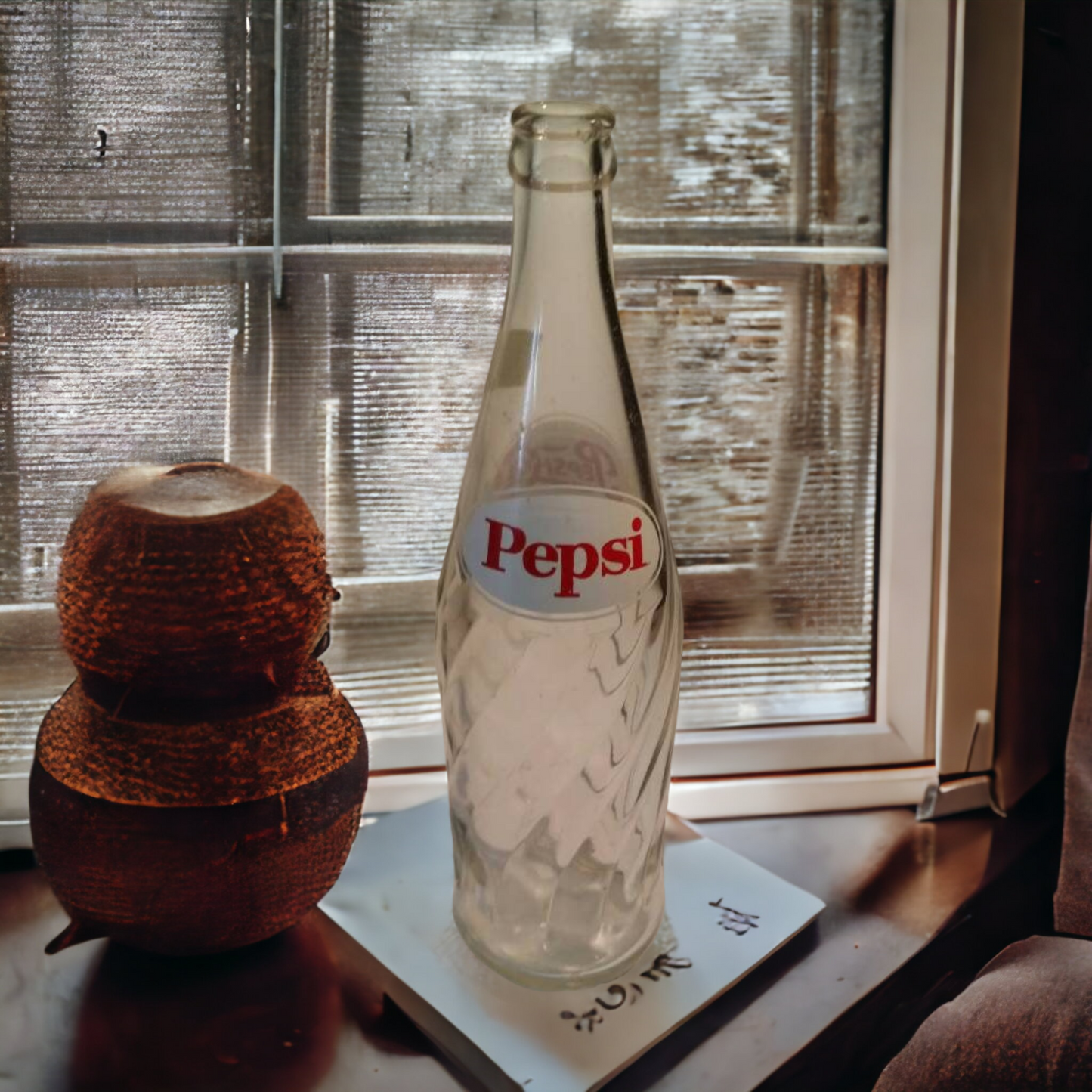 Vintage Glass Pepsi Cola Bottle Collectible