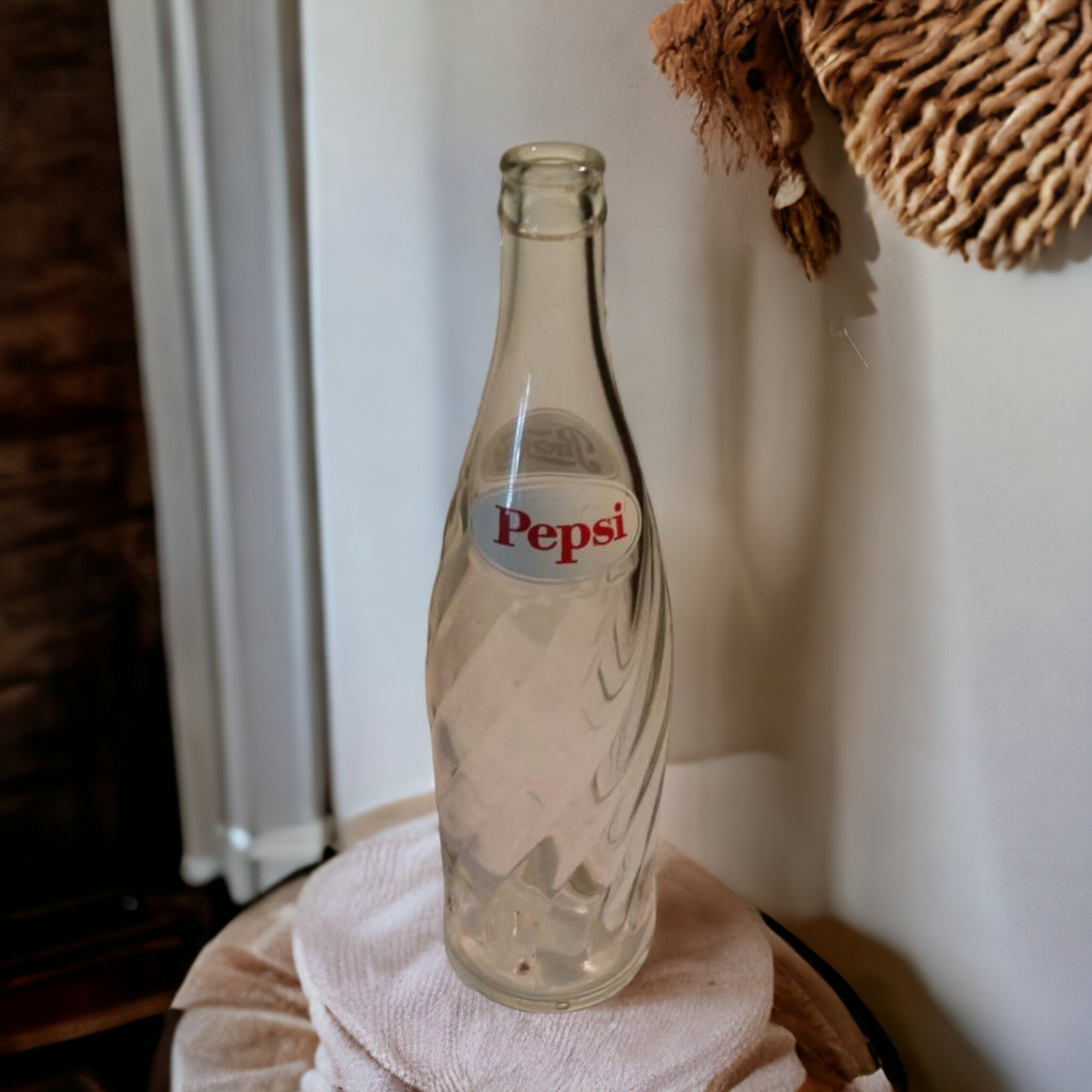 Vintage Glass Pepsi Cola Soda Bottle Collectible