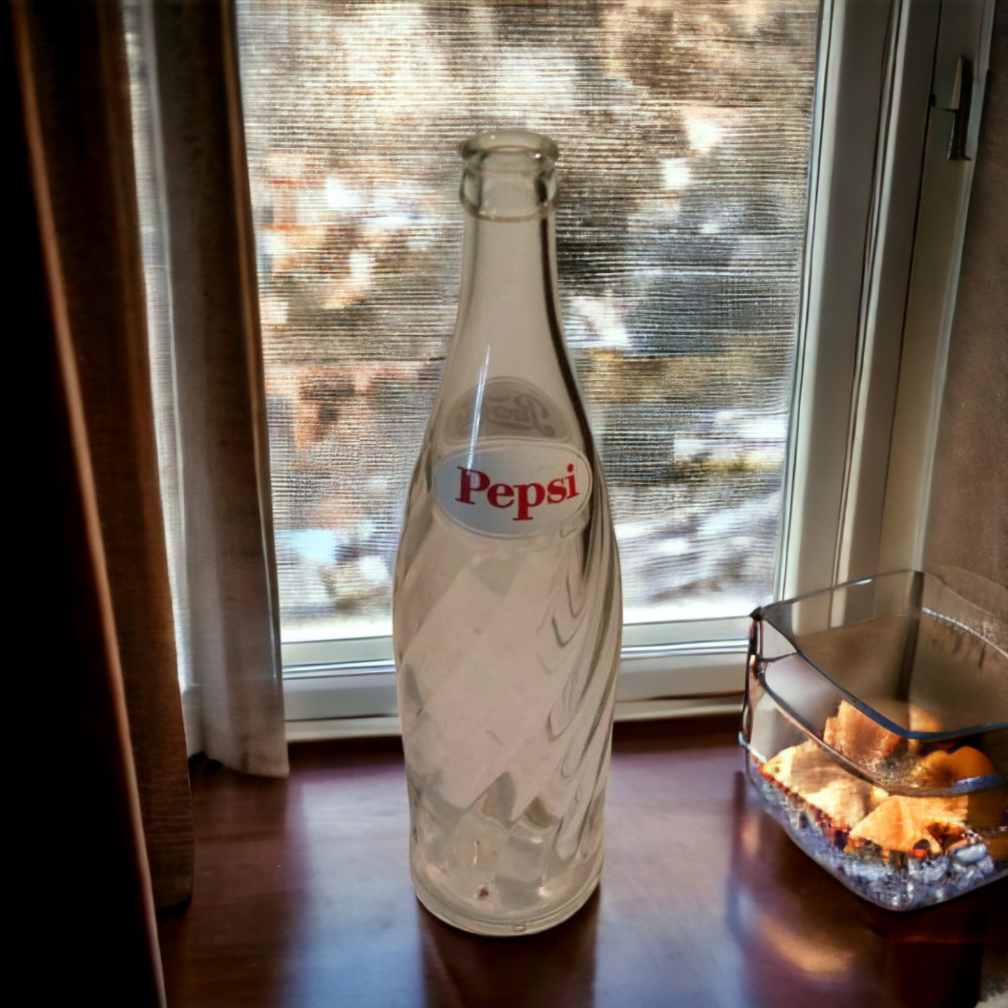 Vintage Glass Pepsi Cola Soda Bottle Collectible