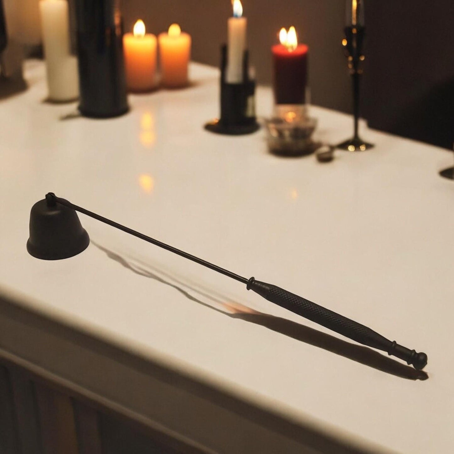 Black Candle Snuffer Fine Dining Romantic Table Decor