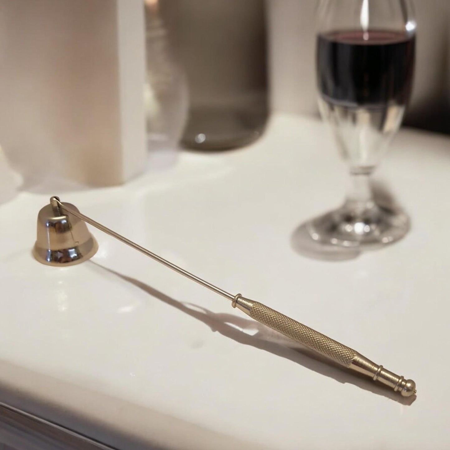 Silver Candle Snuffer Fine Dining Romantic Table Decor