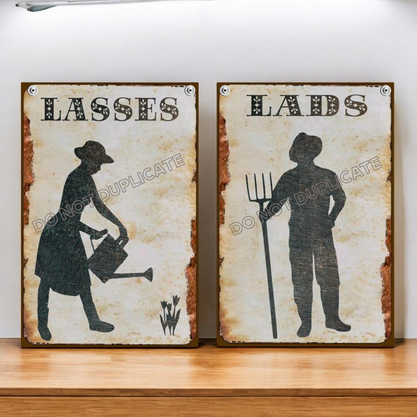 Bathroom Signs Farmer Styled Farmhouse Bathroom Decor