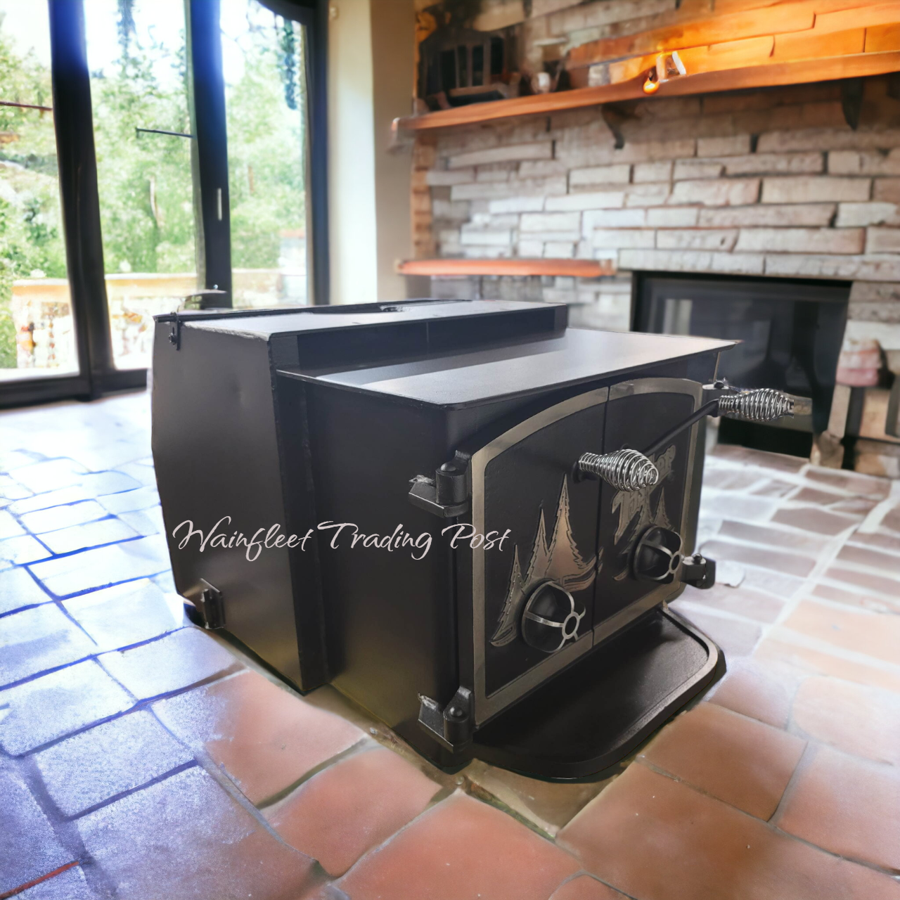 fisher wood stove fireplace insert