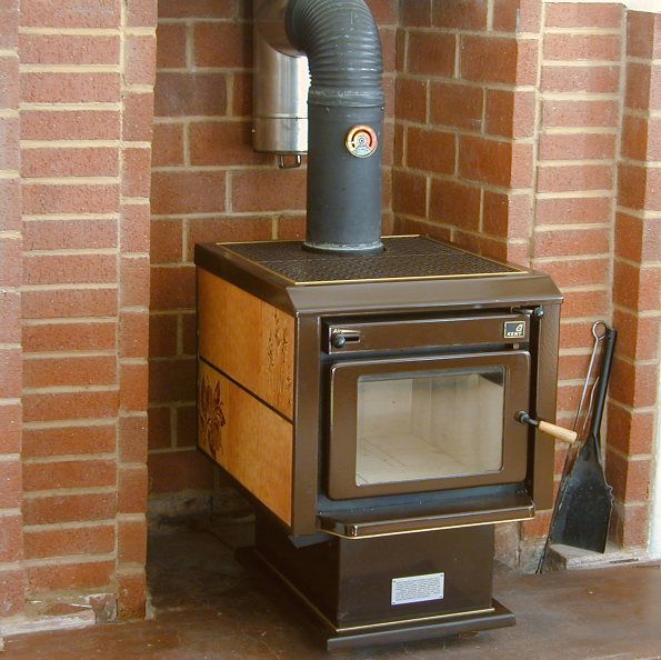 RARE - Kent Tile Fire Air Tight Wood Stove