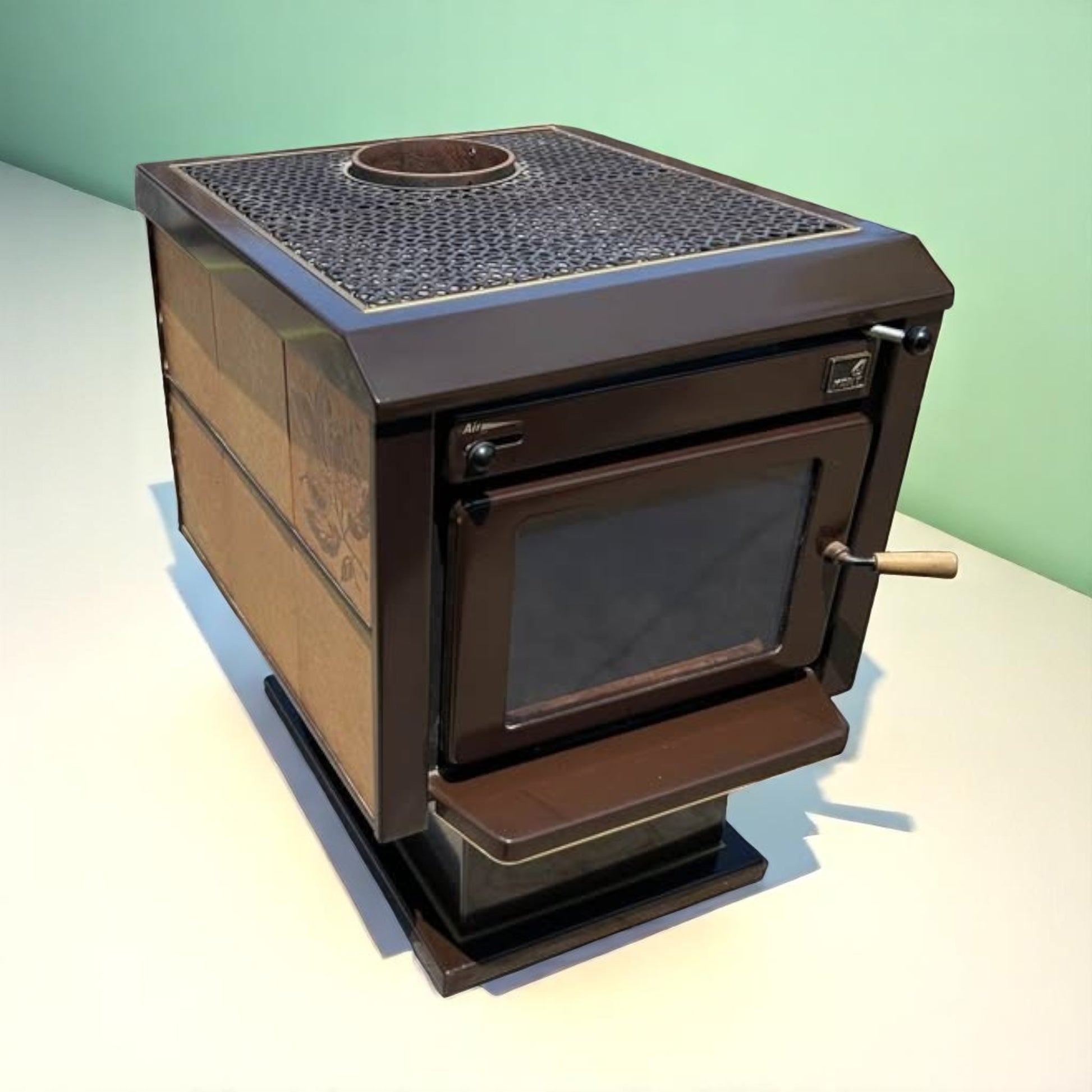 RARE - Kent Tile Fire Air Tight Wood Stove
