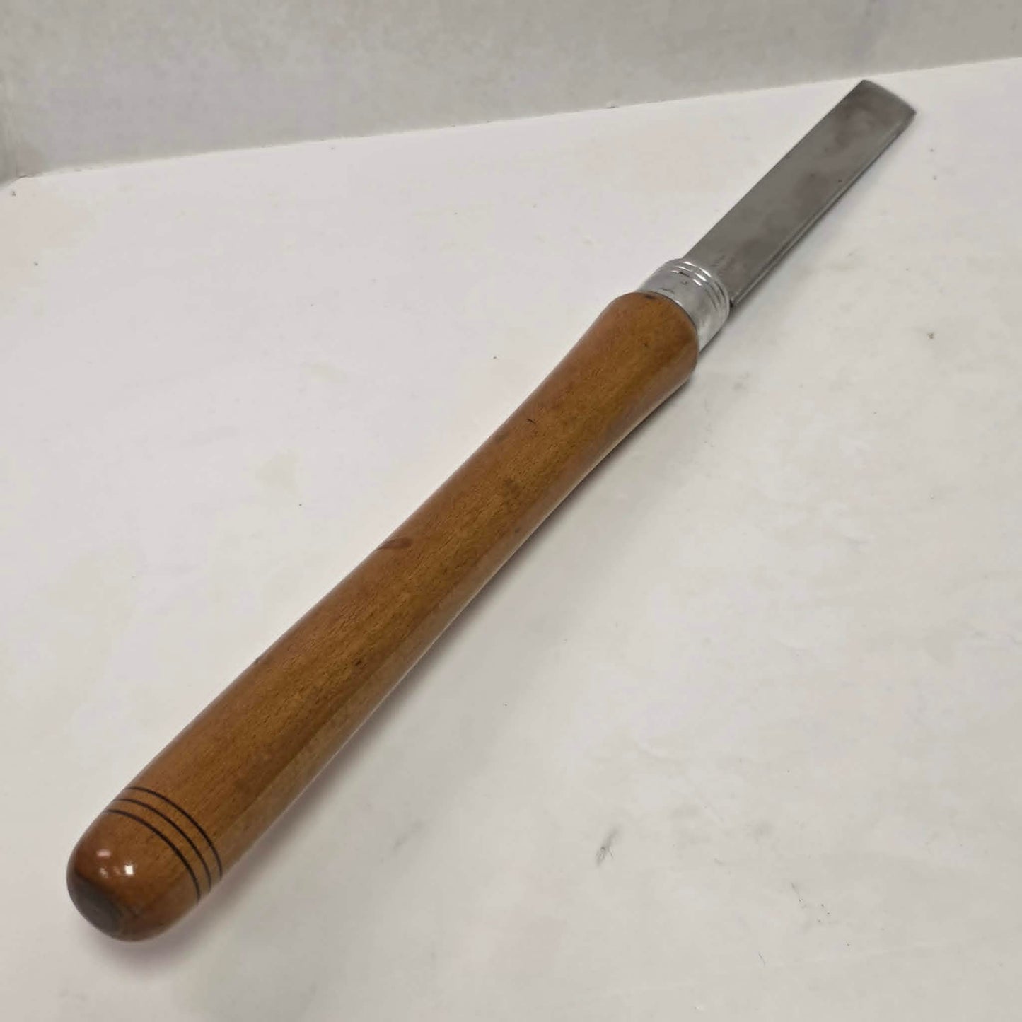 A beautifully crafted heavy-duty K-Bar style wood turning chisel built for serious woodworking and collectors of quality tools.