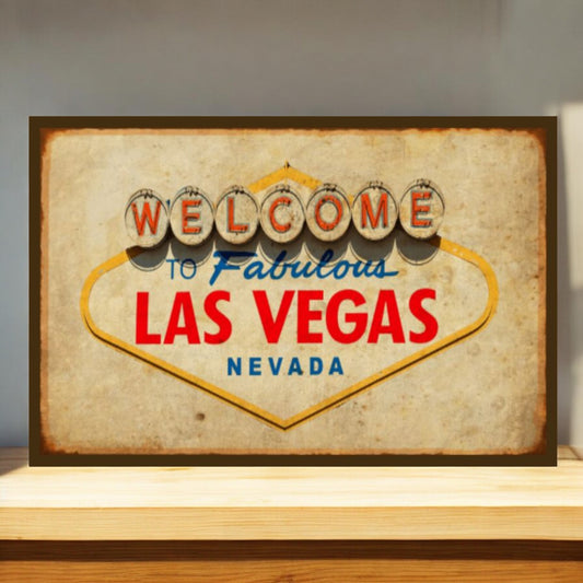 Las Vegas Sign Bar Decor Gambling Gift