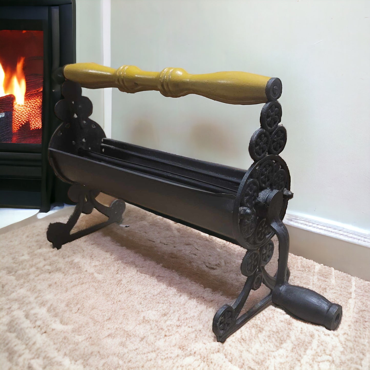 Newspaper Log Roller Cast Iron Wood Stove Accesories