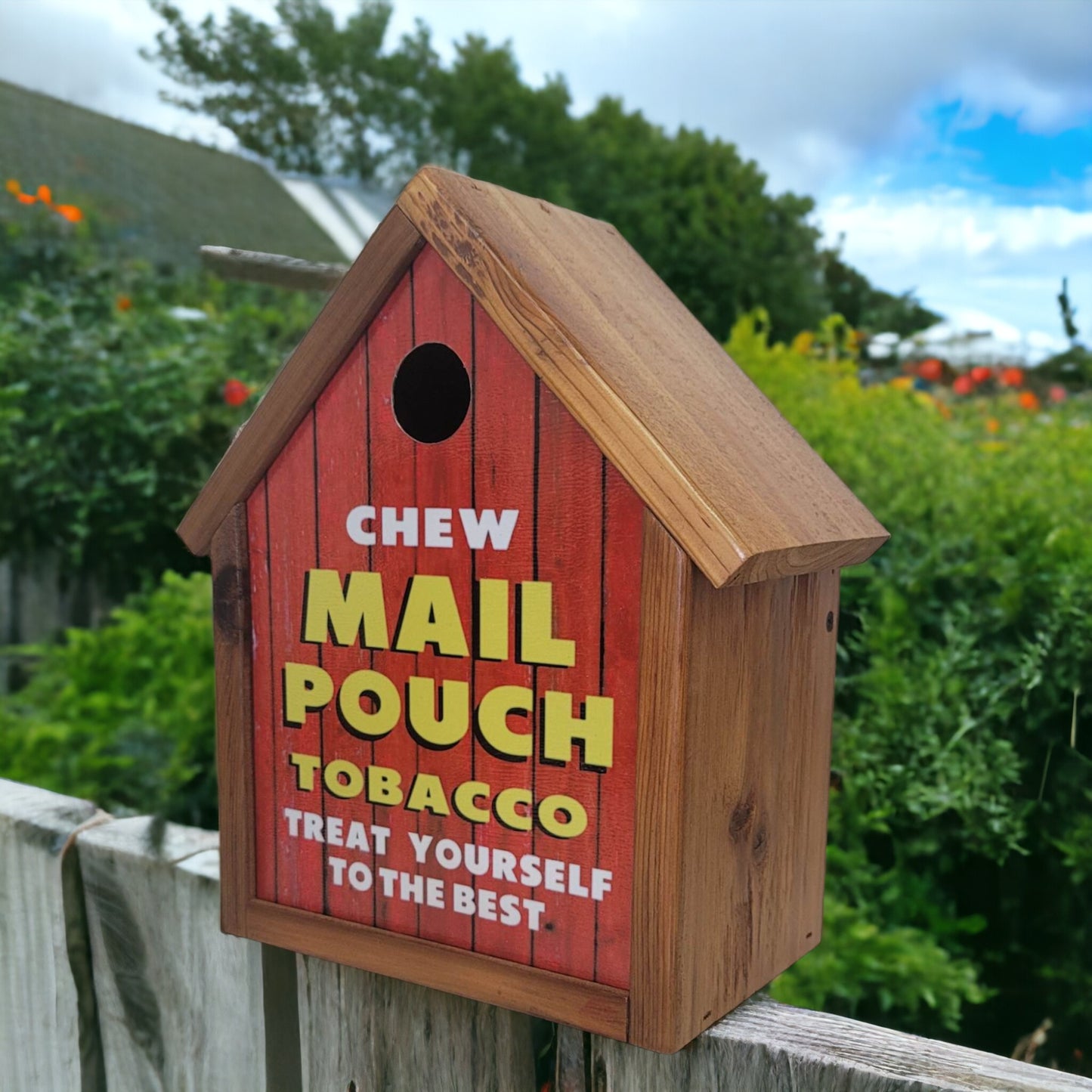 mail pouch bird house