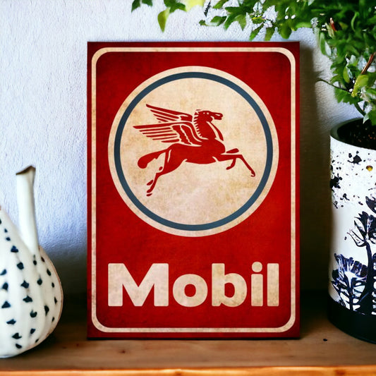 Mobil Oil sign