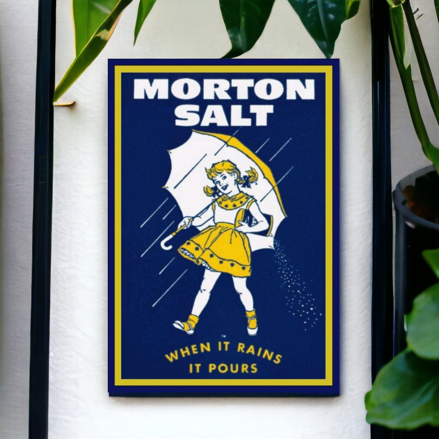 retro morton salt sign