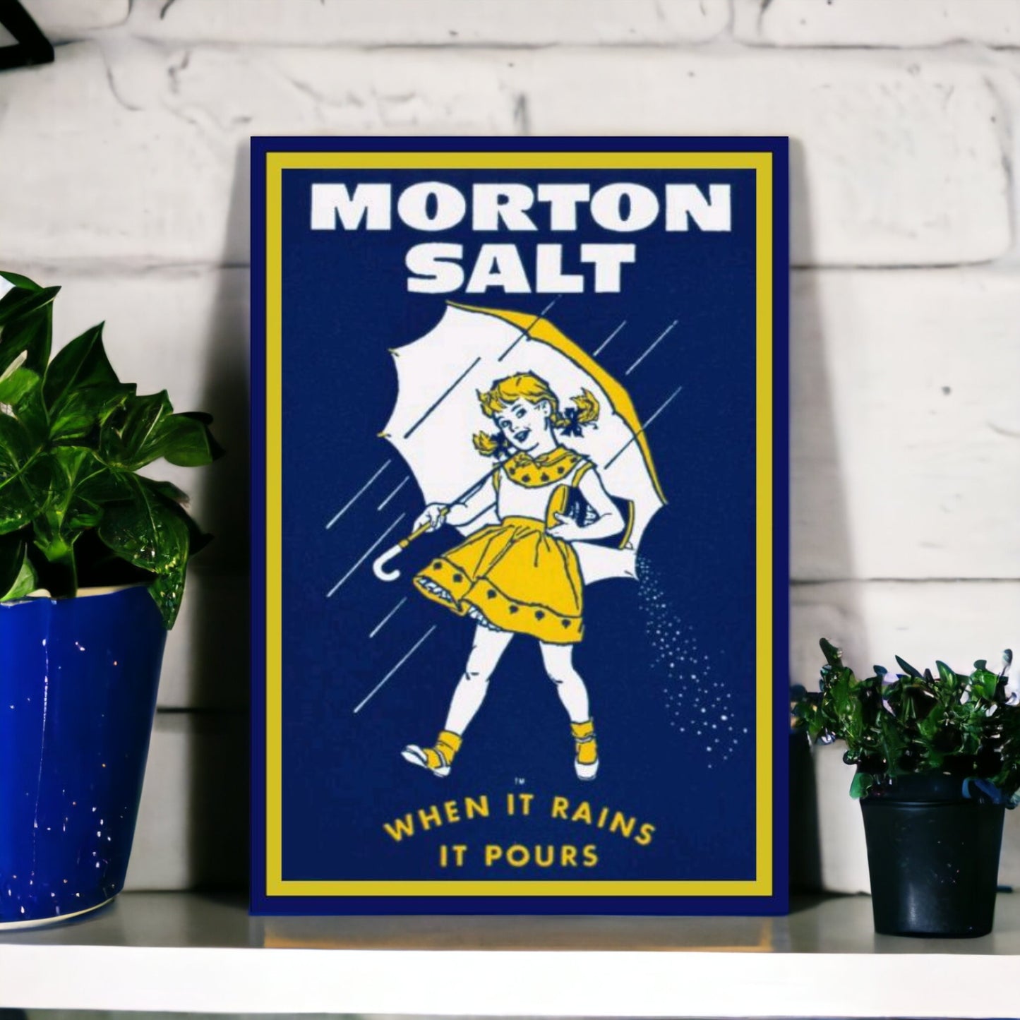 retro morton salt sign