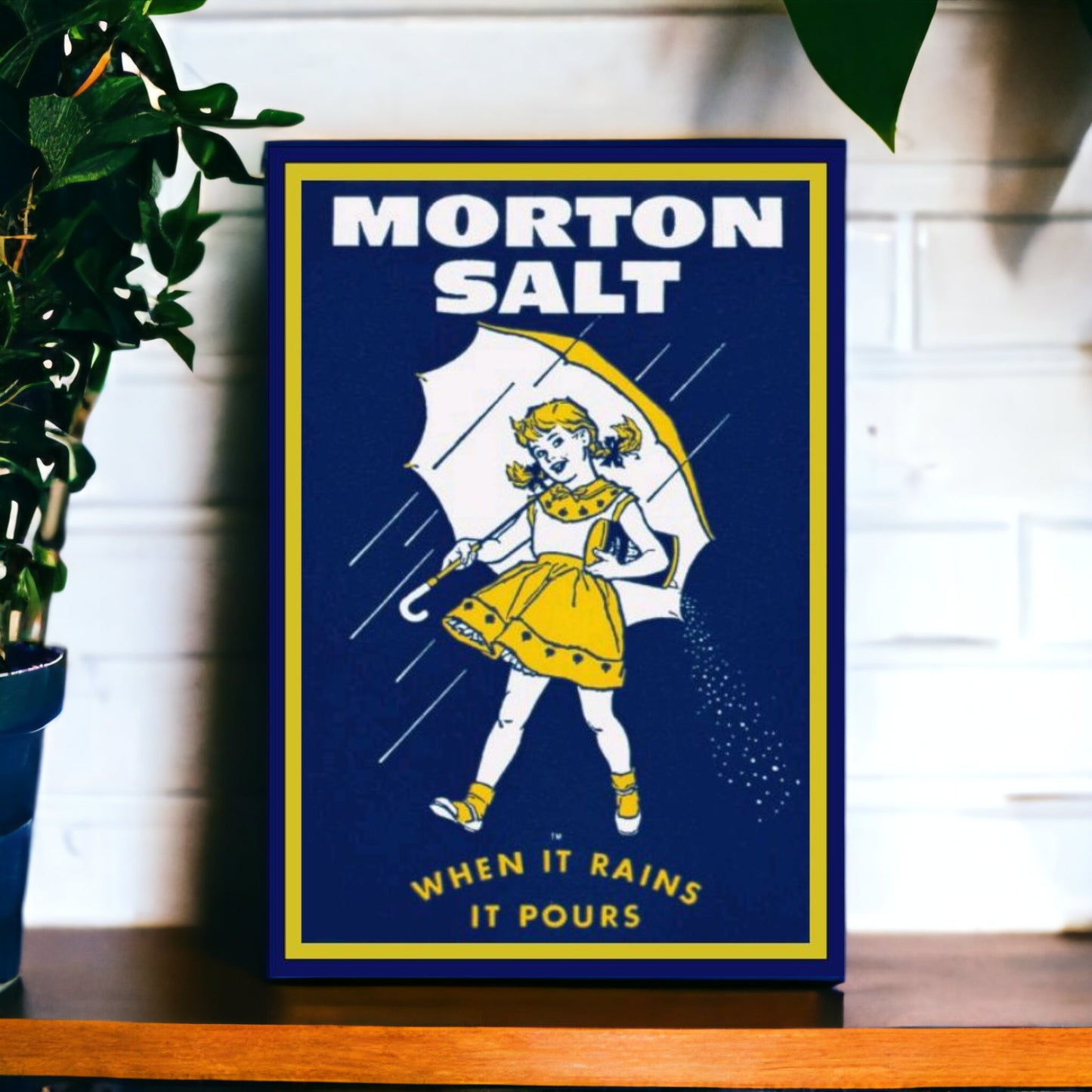 retro morton salt sign