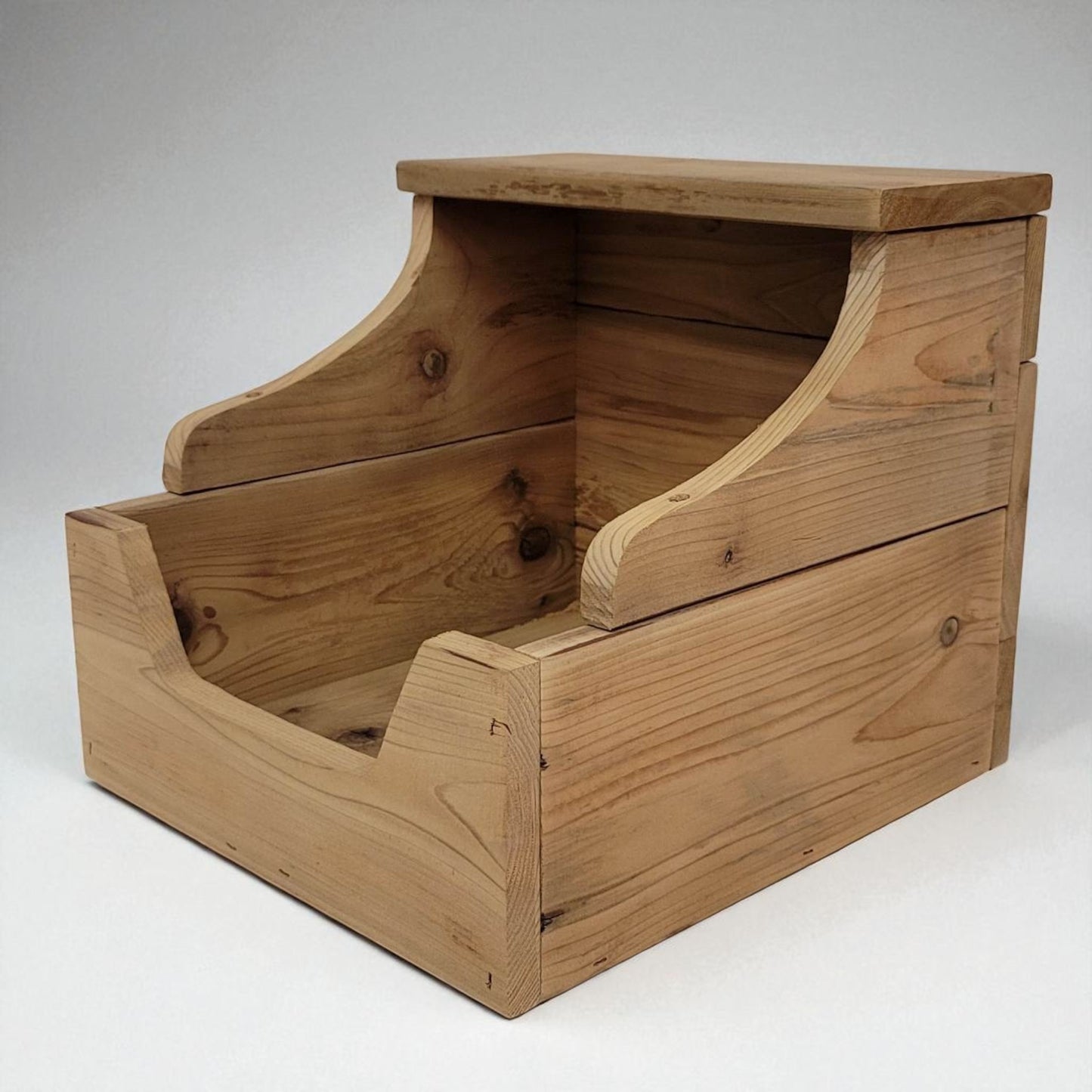 Rustic Farmhouse Potato and Onion Storage Bin – Handmade Reclaimed Wood