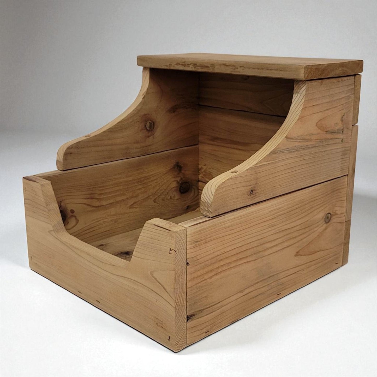 Rustic Farmhouse Potato and Onion Storage Bin – Handmade Reclaimed Wood