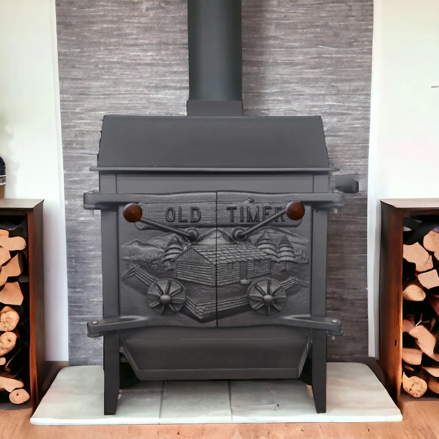 old timer wood stove 