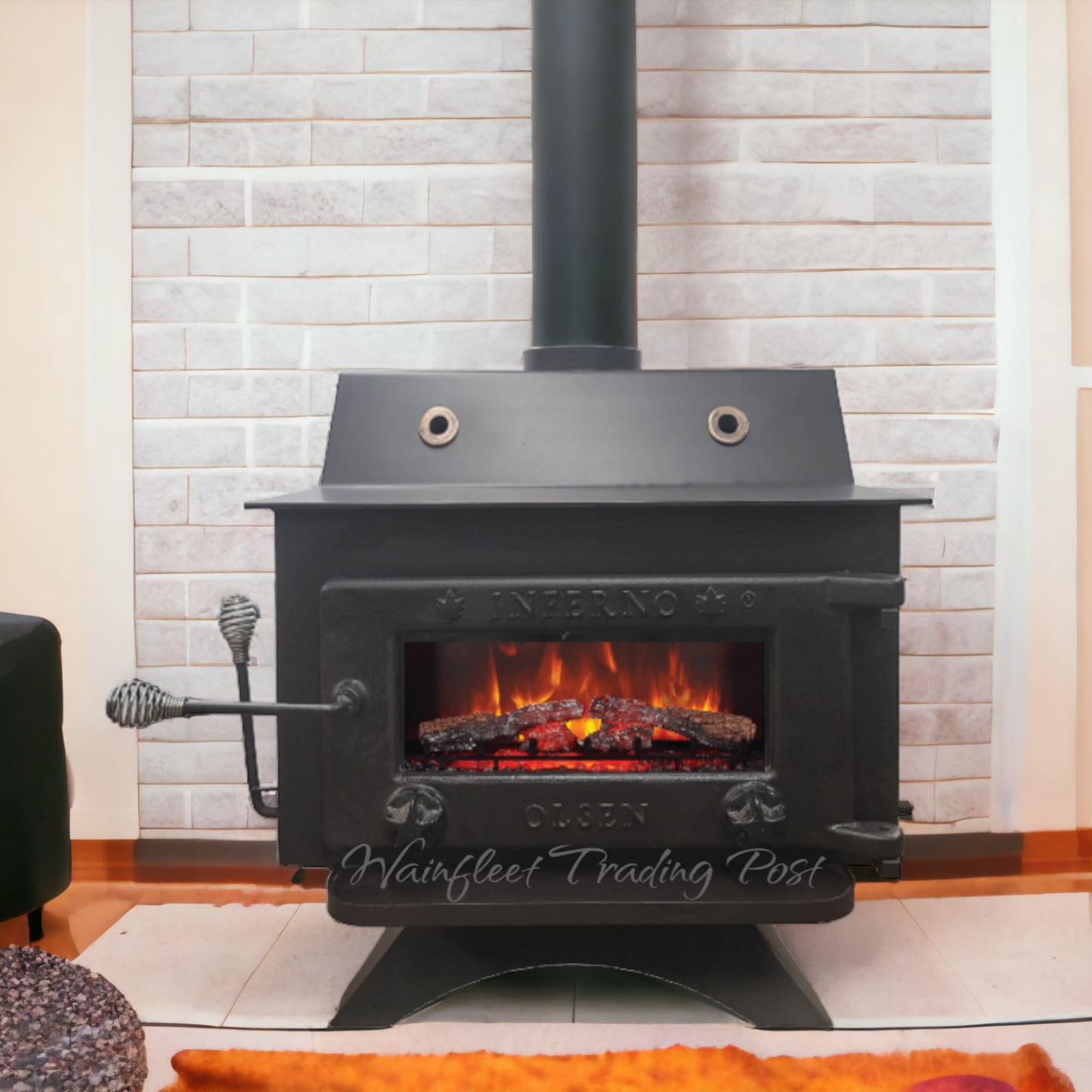 Olsen Inferno Flash Wood Stove Large