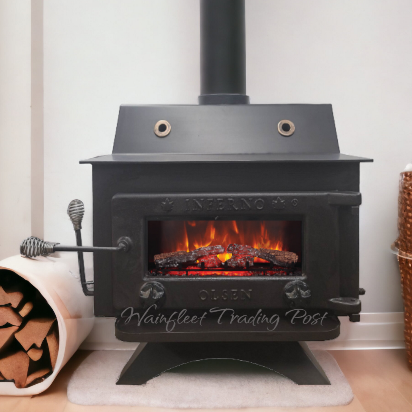 olsen inferno wood stove 