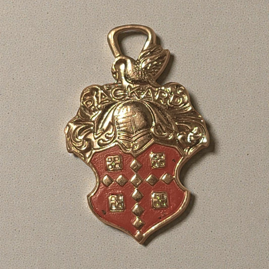 Antique Packard Keychain – 1940s–1950s Automotive Collectible