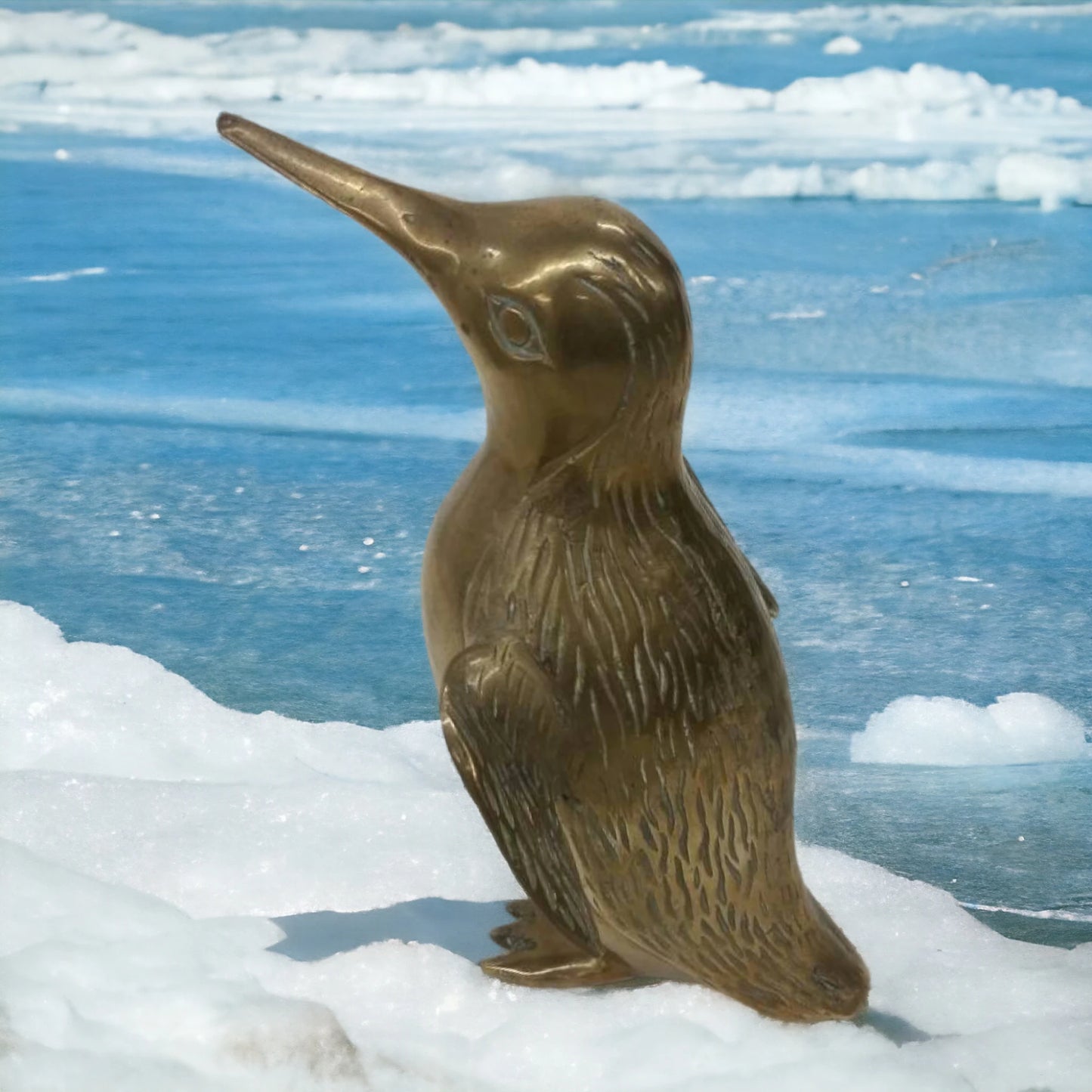 Solid Brass Penguin Statue Made In India