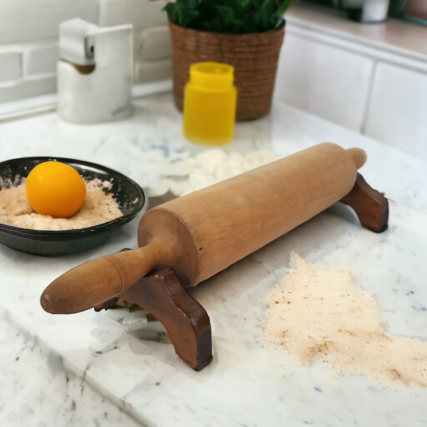 rolling pin holder display rack