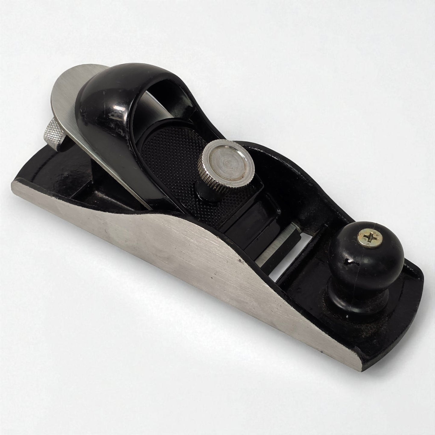 Woodworking plane tool on a white background