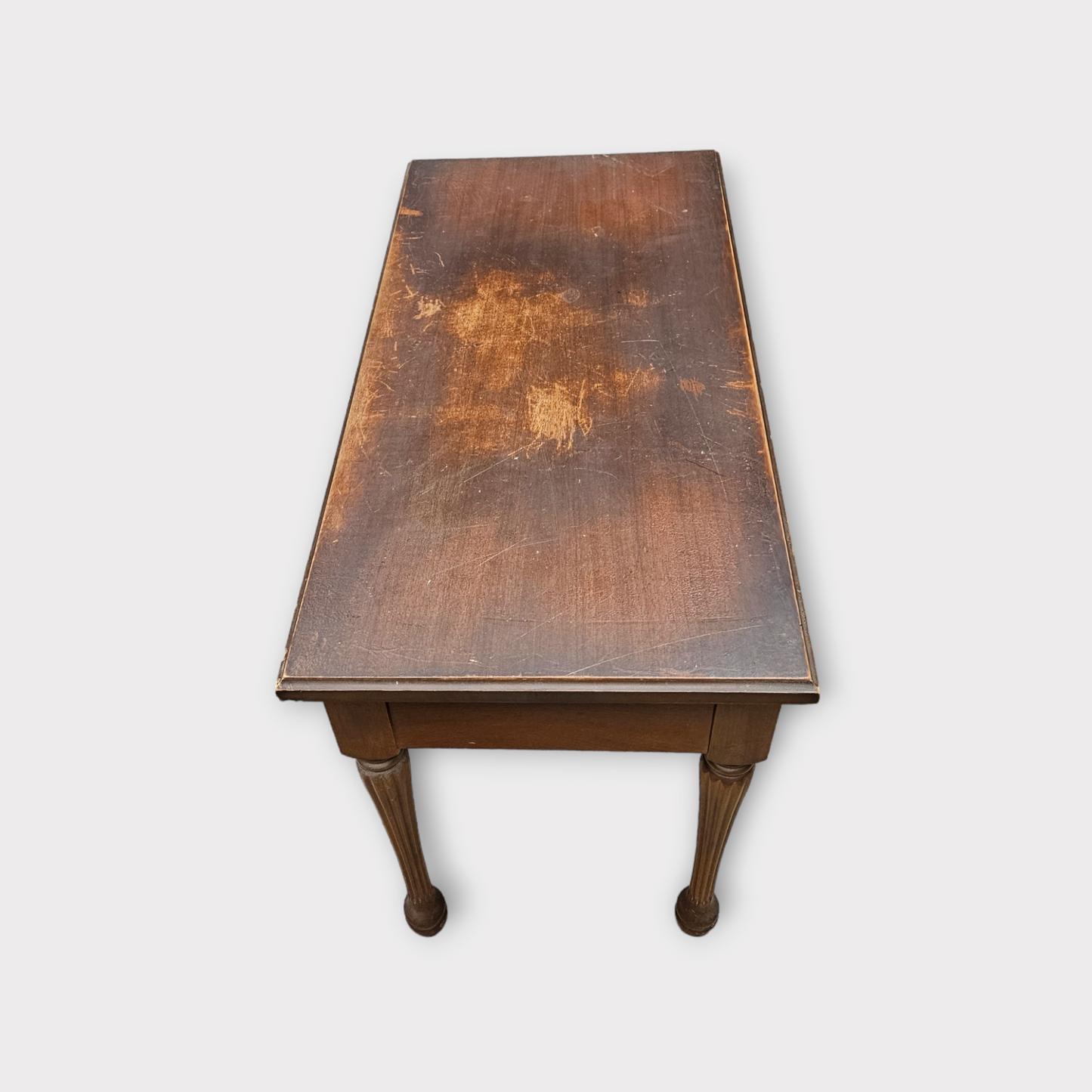 Antique Piano Bench With Storage Lid