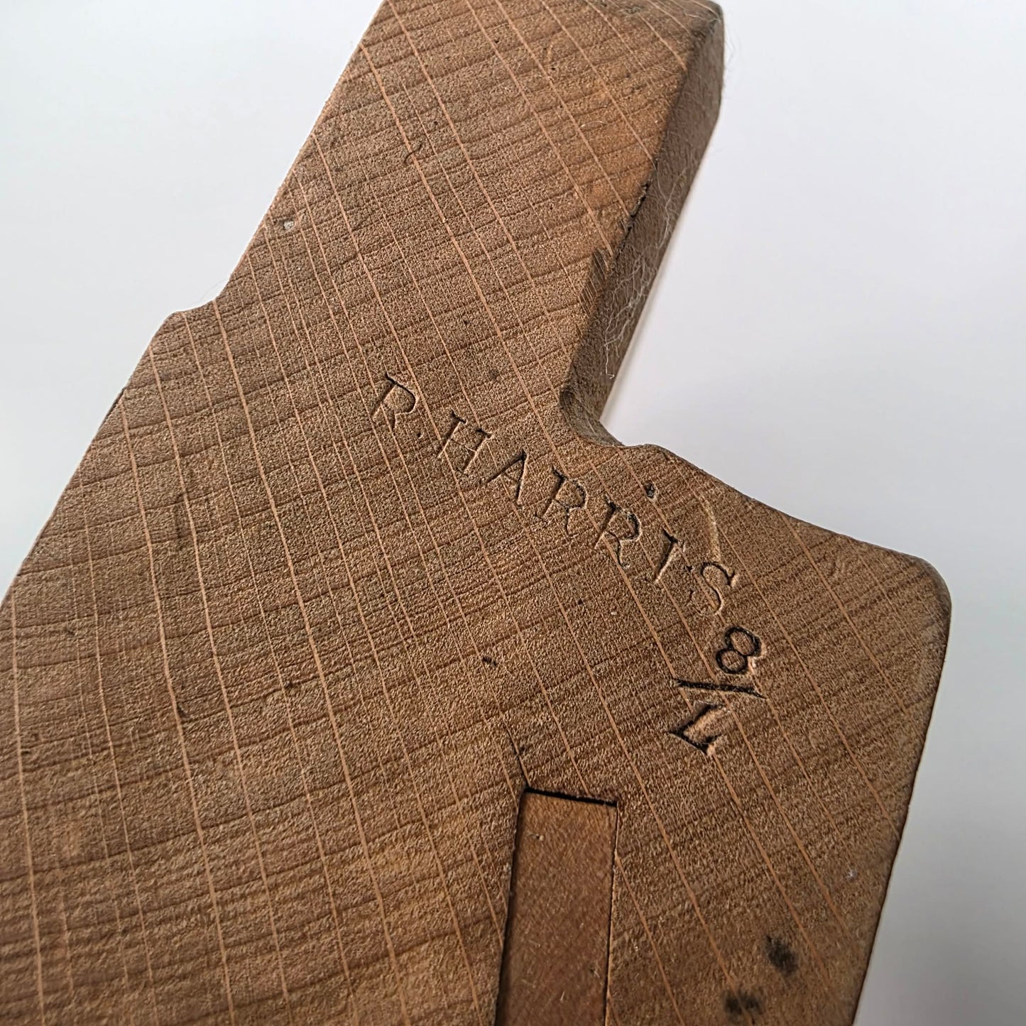 Rare Antique John Moseley & Son 7/8" Side Bead Plane – Bloomsbury London, Cabinetmaker Stamped R. Harris, Exceptional Condition