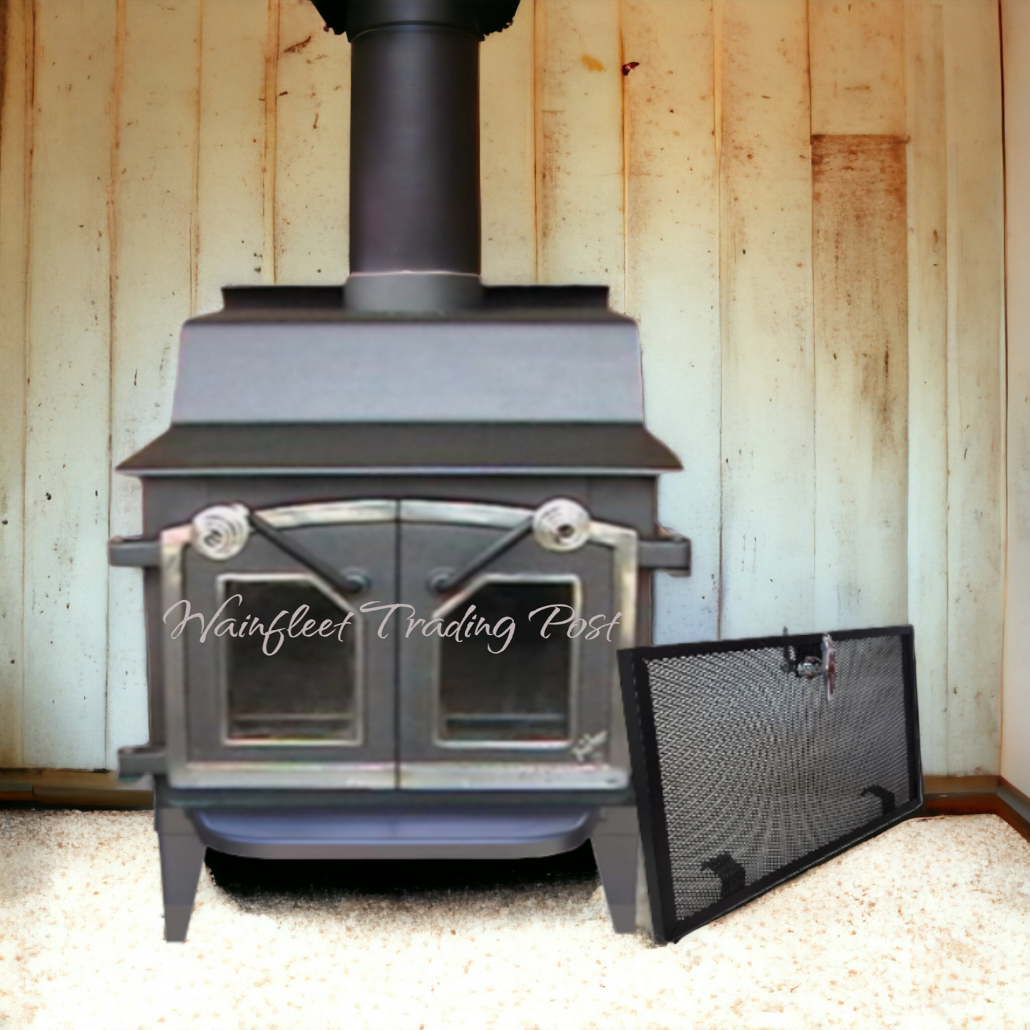 Grandma bear Fisher Wood stove 