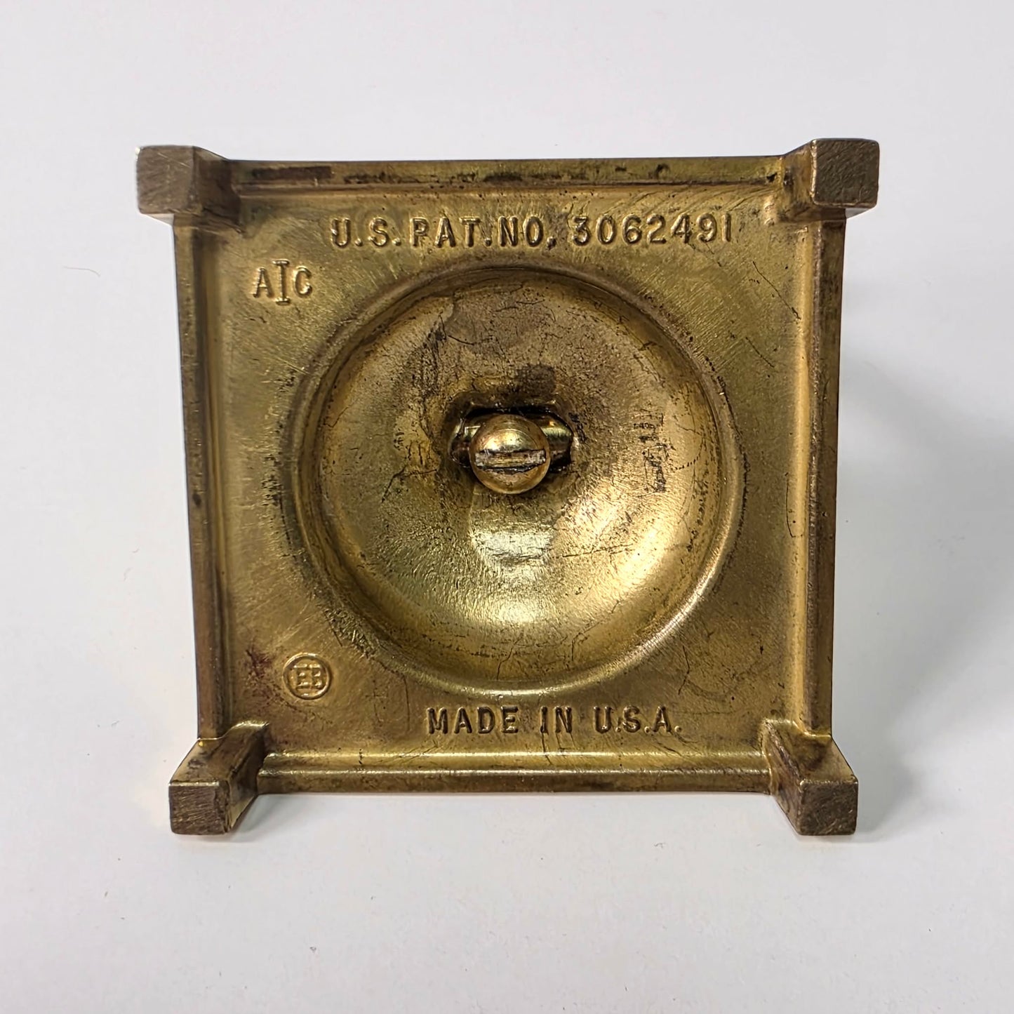 Solid Brass Pocket Watch Display Stand