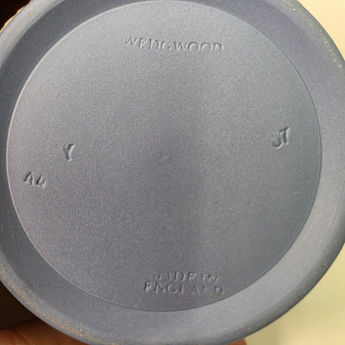 Wedgwood Jasperware Trinket Box 2”