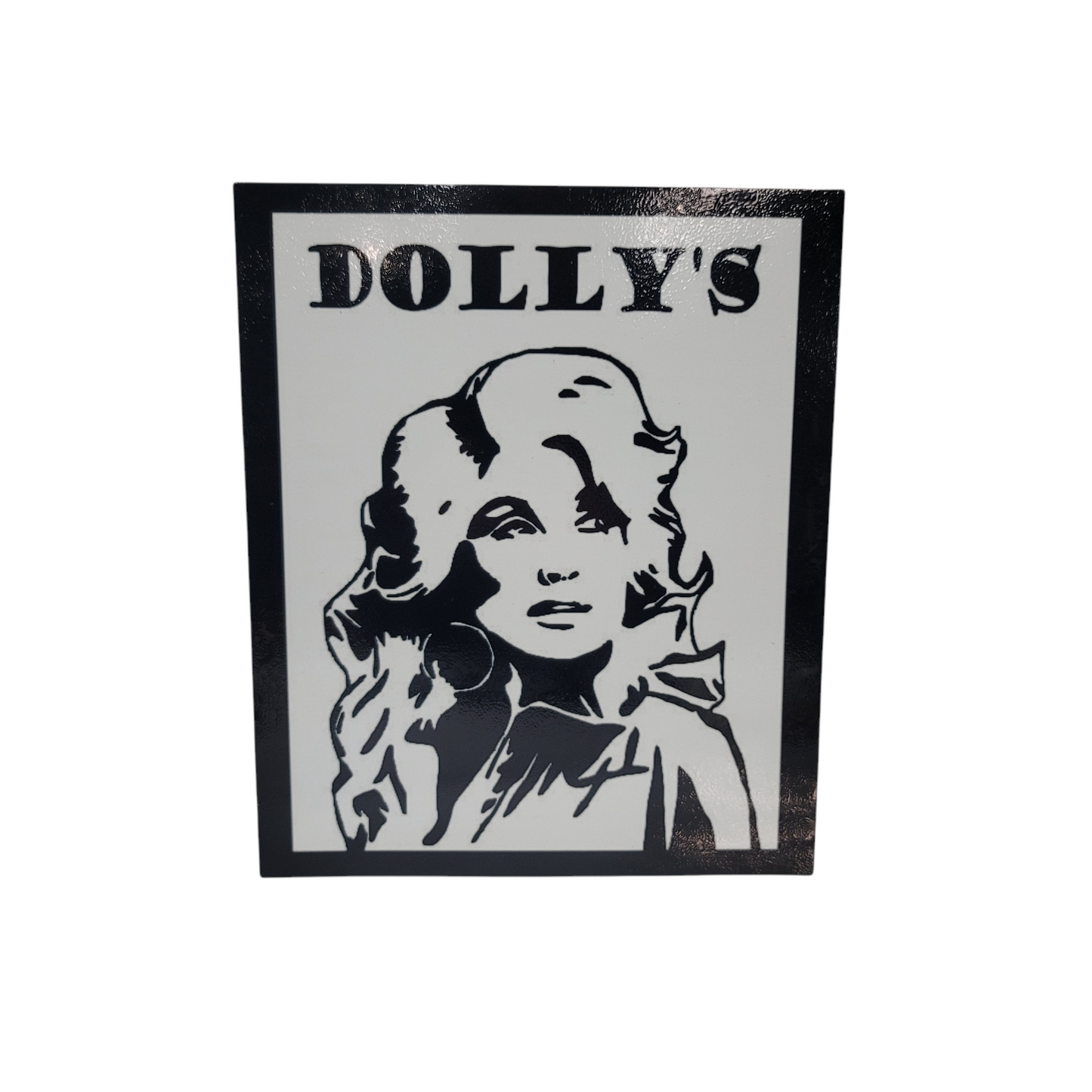 willie and dolly bathroom restroom sign country & western