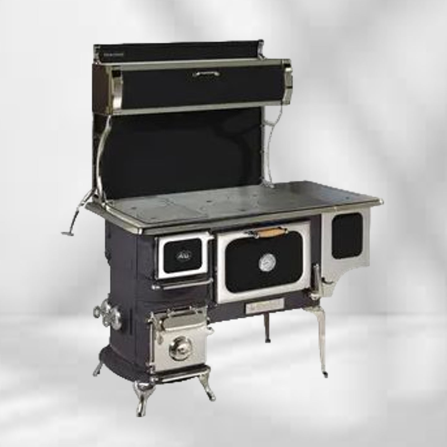 Wood Cook Stove Kitchen Range Heartland Oval Black