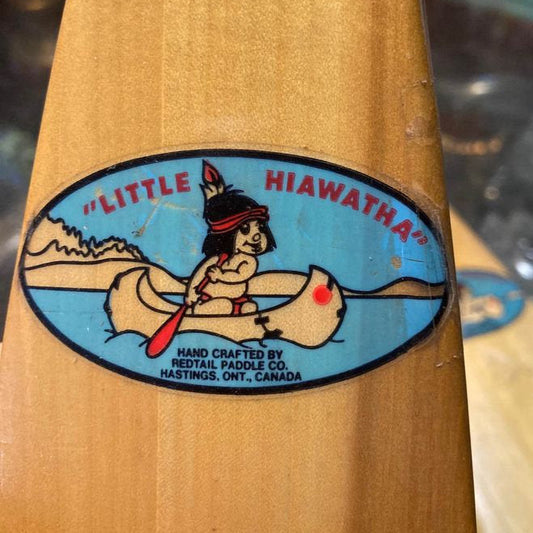 miniature canoe paddle little hiawatha redtail paddle co hasting ontario canada