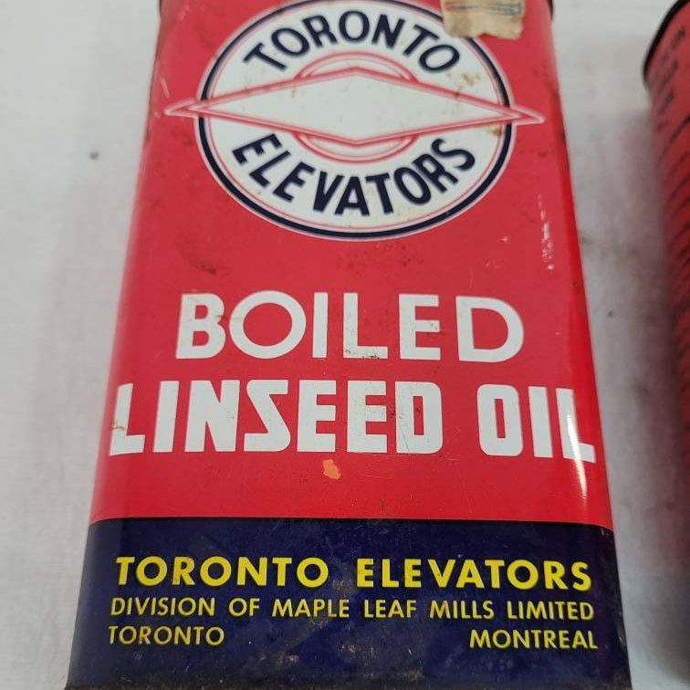 antique linseed cans elevator oil cans