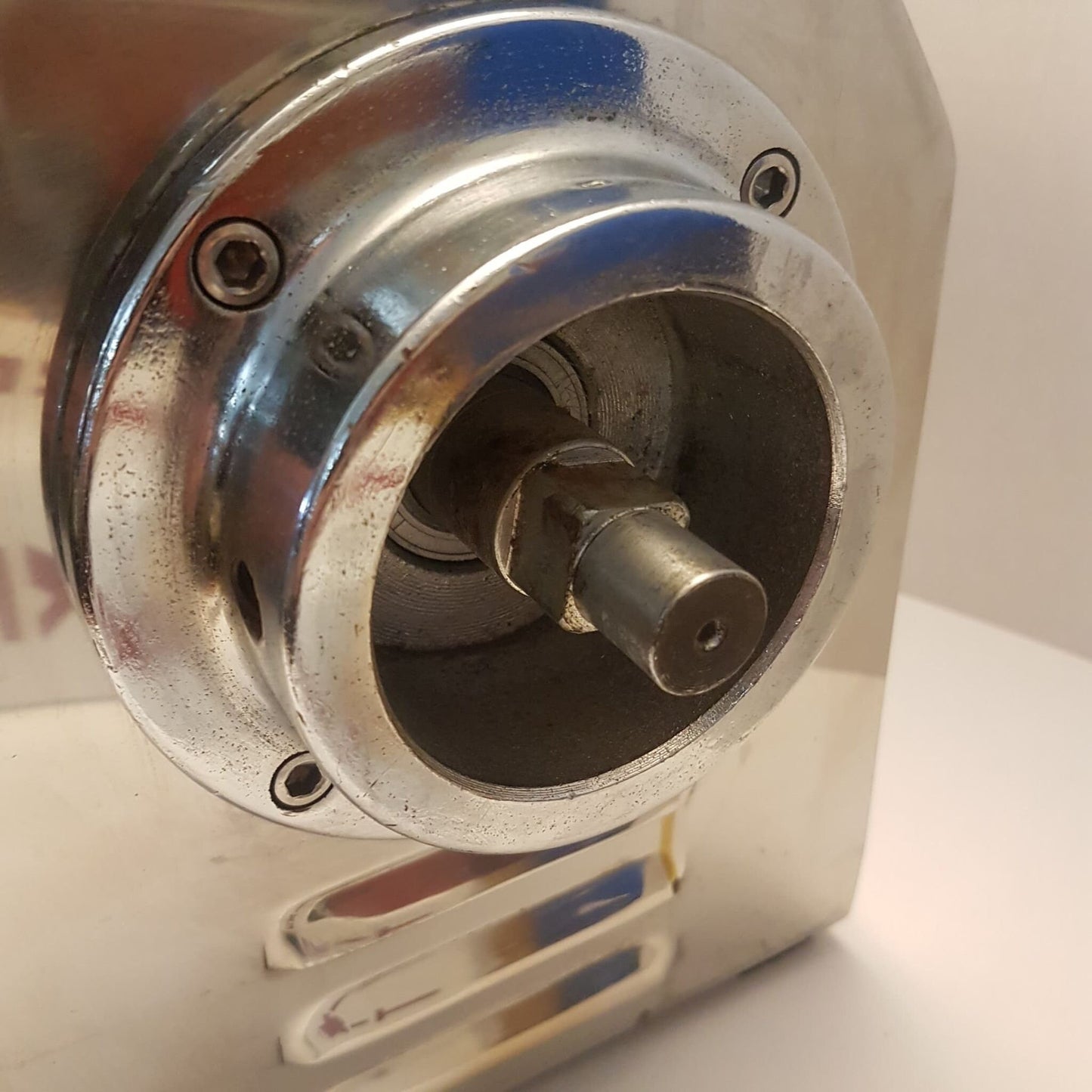 large professional meat grinder sausage maker