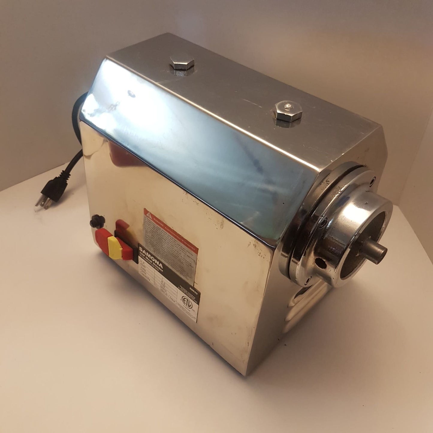 large professional meat grinder sausage maker