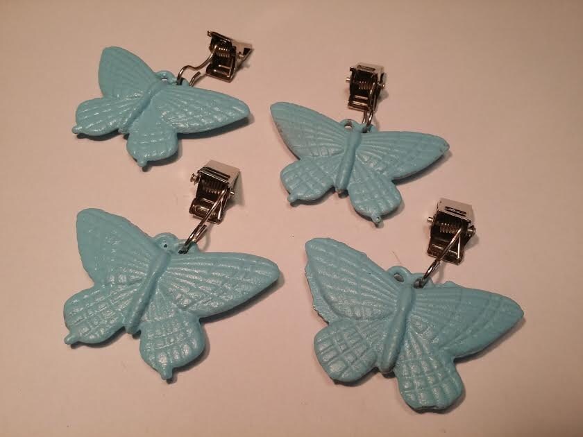 table cloth / curtain weights butterflies