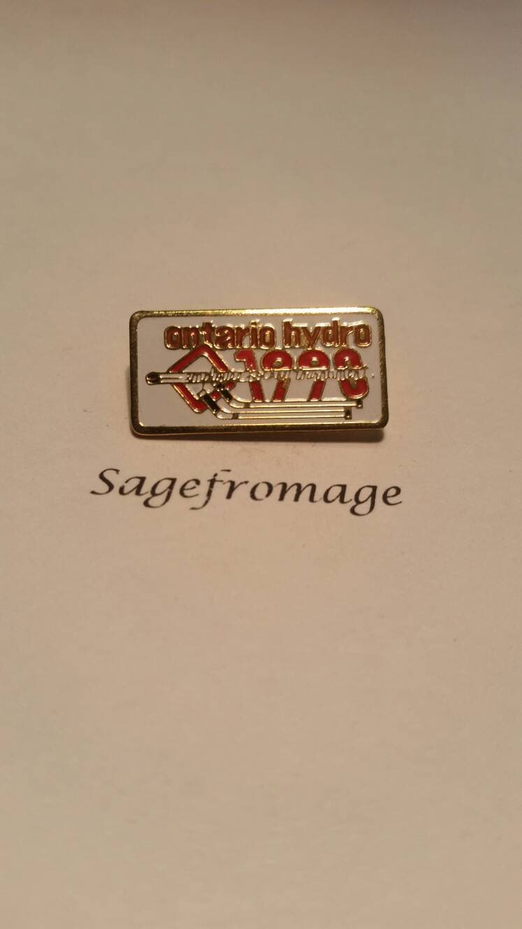ontario hydro 1990 pin