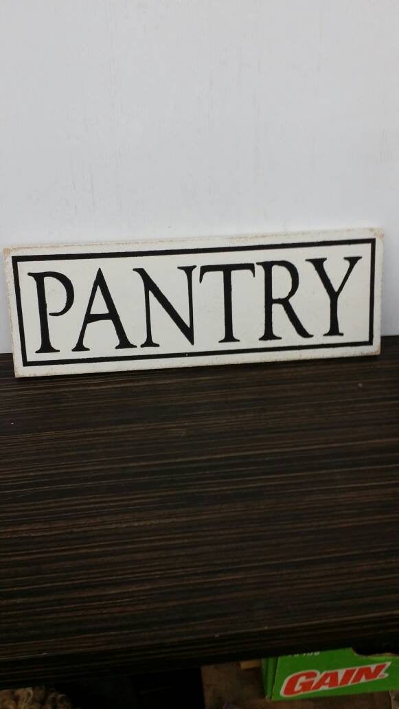 wooden handmade pantry