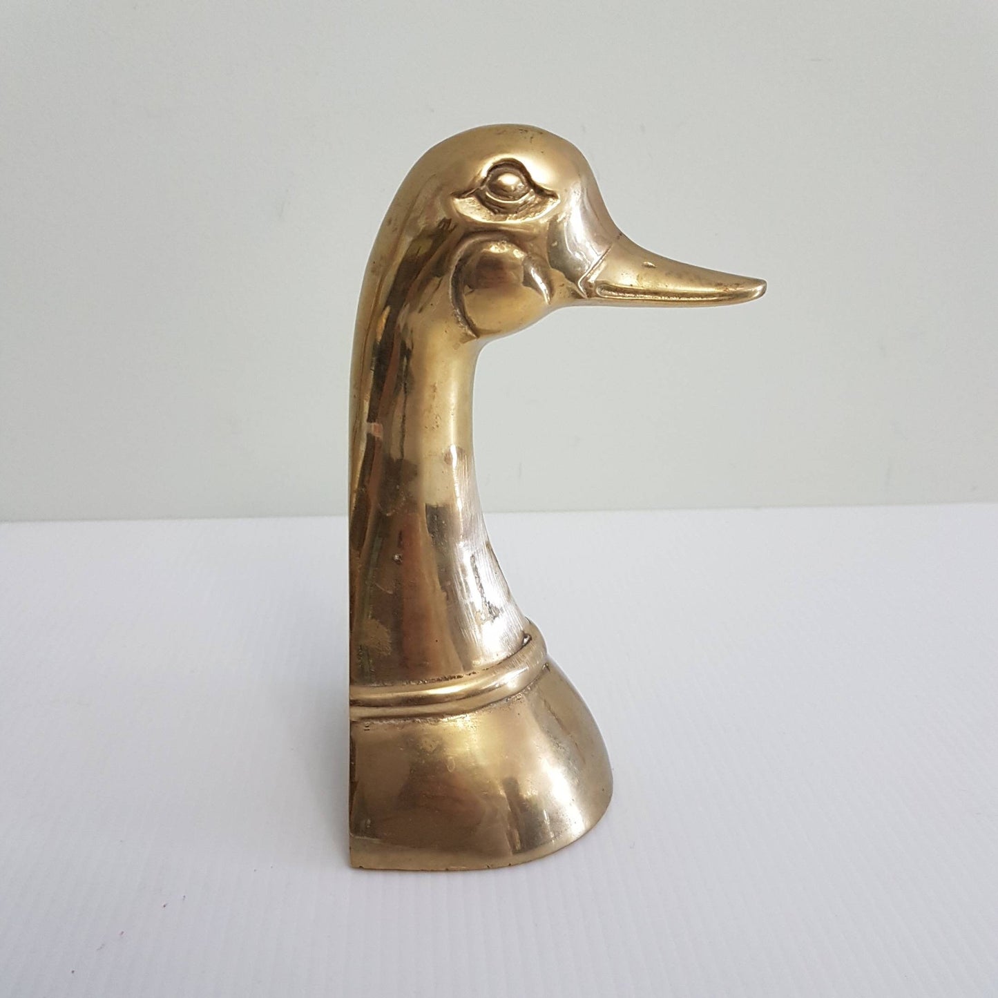 brass duck head paper weight
