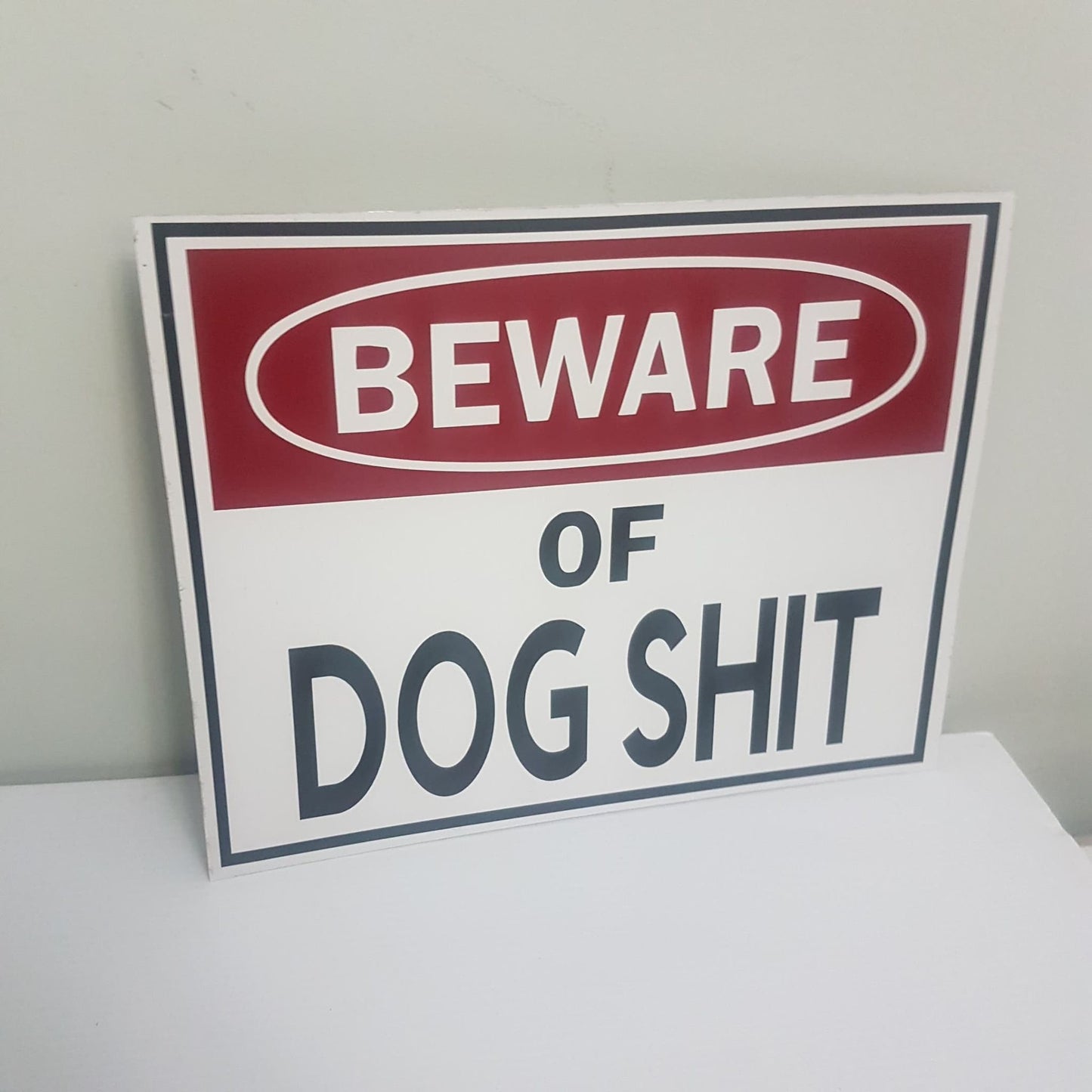 dog sign notice dogs invisible fence